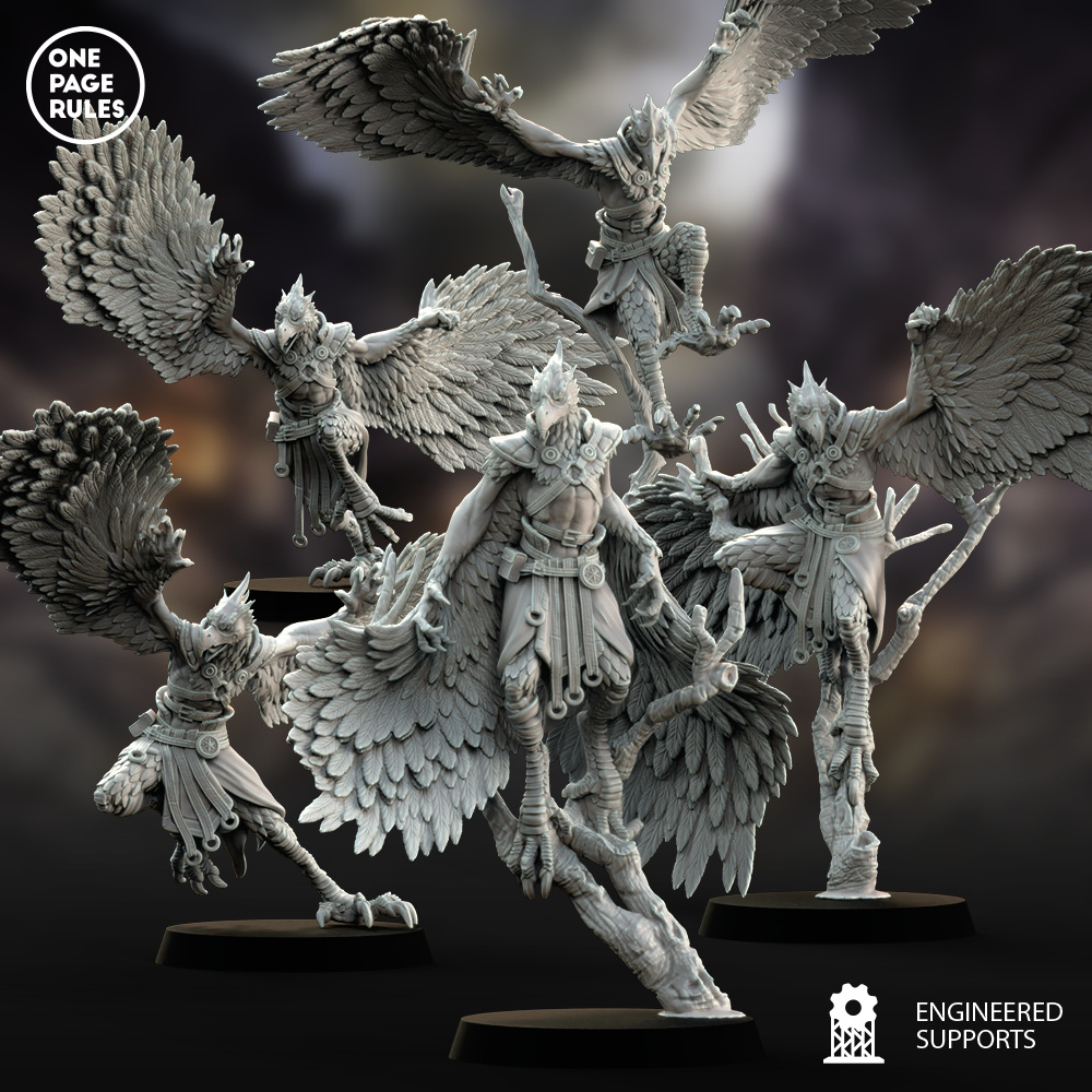 One Page Rules – Beastmen Harpies - BitGnom.com | STL Haven